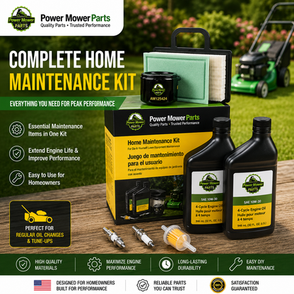 Home Maintenance Kit for JD Models 125 135 145 155C 190C 1846 2046HV L111 L118 L120 L2048 L2548 LA120 LA130 LA140 LA150 S2046 S2546 Lawn Tractors