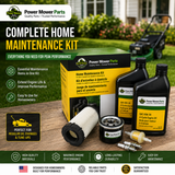 Home Maintenance Kit for JD Models 107H D130 D140 S140 X110 X135R X146R X155R X165 X166 X166R Z225 Z235 Z255 Z315E Z325E Z335E Z335M Z345M Z345R Z355E Z355R Z375R Lawn Tractors & Zero Turn Mowers
