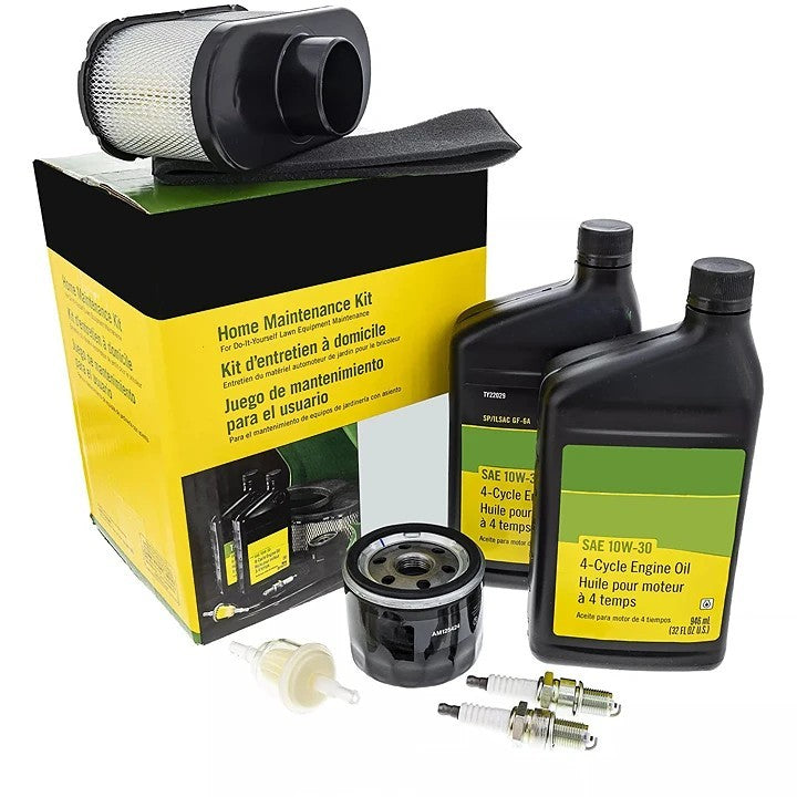 Home Service & Maintenance Kit for John Deere Z Series, S Series, Z320M, Z320R, Z330M, Z330R, Z445, Z465, Z530M, Z530R, Z540M, Z540R, Z645, Z655, Z665, Z730M, S240, WH48A Lawn Mower