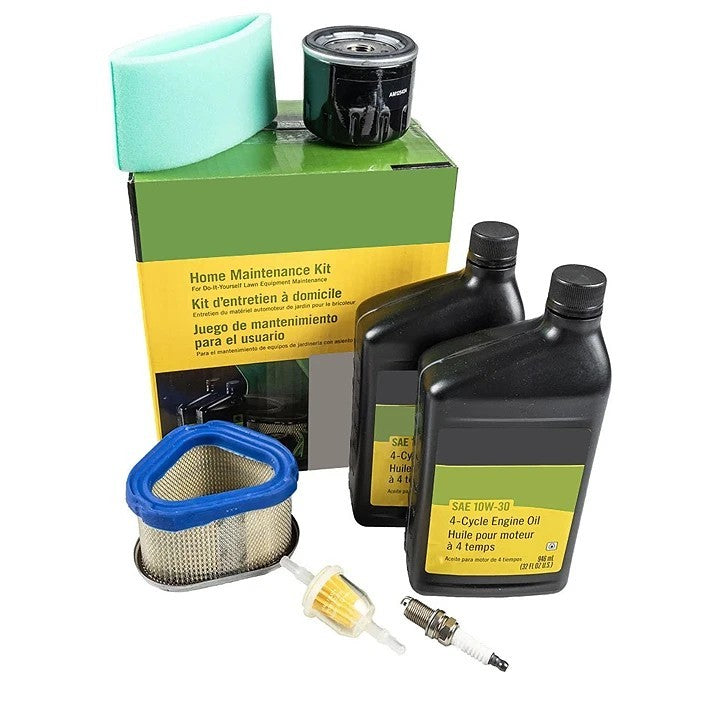 Home Maintenance Kit for John Deere GT Series, LT Series, LX Series GT225, GT235, LT133, LT150, LT155, LTR155, LTR166, LX172, LX173, LX176, LX178, LX186, LX188, LX255, LX280 S1642 SST15 Lawn Mower