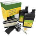 Home Service & Maintenance Kit for John Deere 180, 185, 240, 245, 260, 265, 285, 320, 325, 335, 345, F510, F525, GT242, GT262, GT275, LX172, LX173, LX176, LX178, LX186, LX188 Lawn Mower