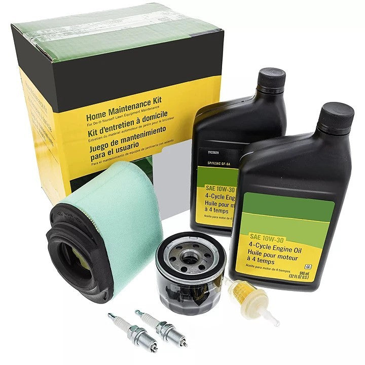 Home Service & Maintenance Kit for John Deere D Series, Z Series, D150, D155, D160, D170, L100, Z245, Z375R, Z425, Z515E, Z525E Lawn Mower