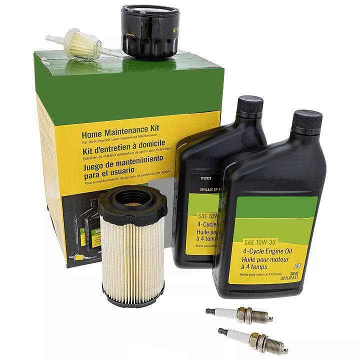 Home Service & Maintenance Kit for John Deere D Series, E Series, D125, D130, D140, E140, L100 Lawn Mower