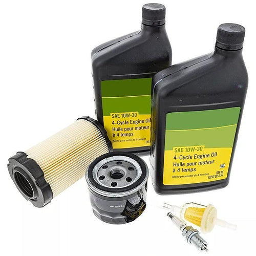 Home Service & Maintenance Kit for John Deere D Series, E Series, X Series, 107S, D100, D105, D110, E100, L100, X110, X125, X126 Lawn Mower