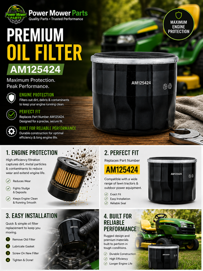 Home Service Maintenance Kit for JD Models Z Series, S Series, Z320M, Z320R, Z330M, Z330R, Z445, Z465, Z530M, Z530R, Z540M, Z540R, Z645, Z655, Z665, Z730M, S240, WH48A Lawn Mower