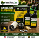 Home Service Maintenance Kit for JD Models D Series, X Series, Z Series, 107H, D140, S140, X135R, X146R, X166, Z225, Z235, Z255, Z315E, Z325E, Z335E, Z345M, Z345R, Z355E, Z355R Z375R Lawn Mower